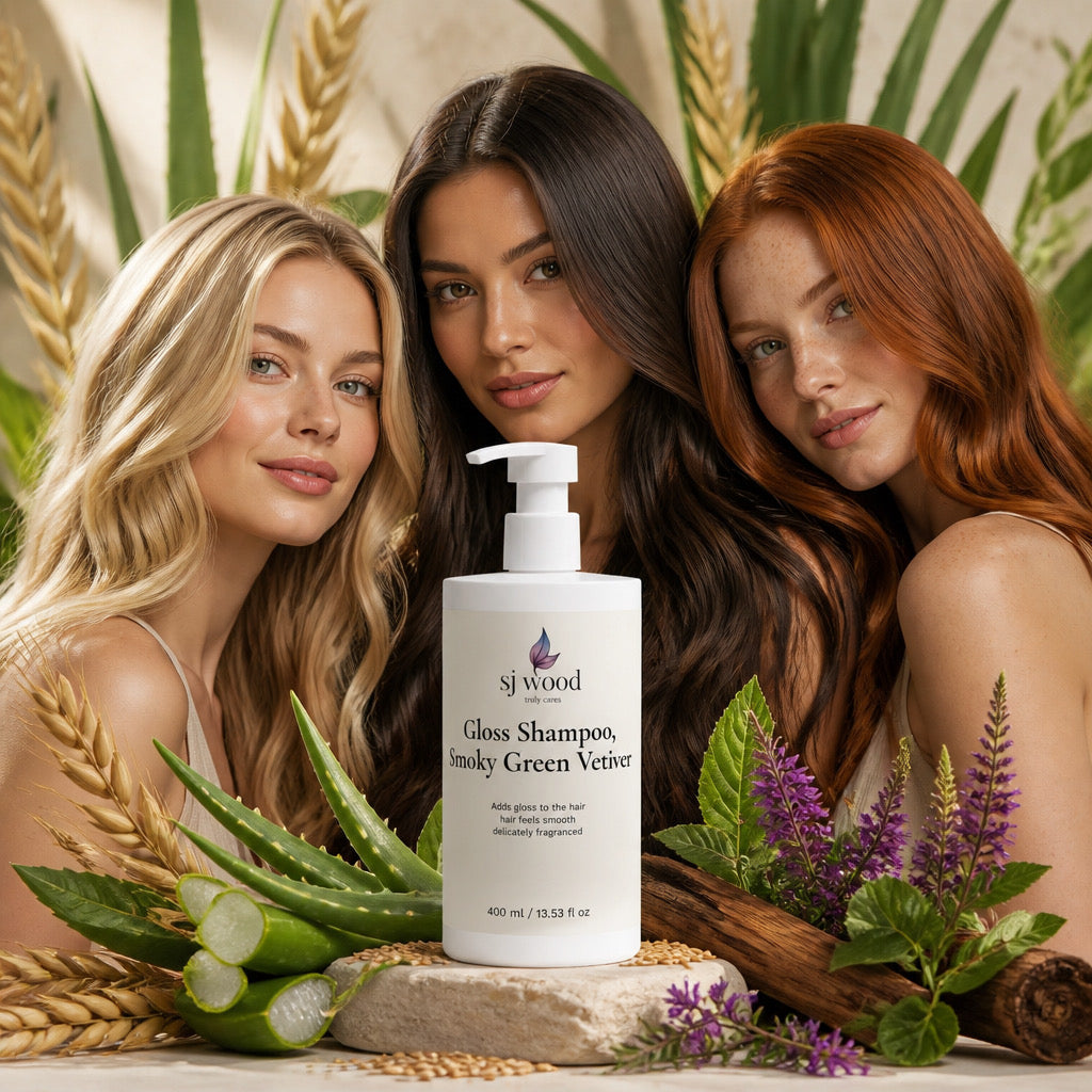 Gloss Shampoo, Smoky Green Vetiver
