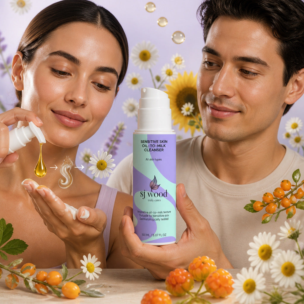 Sensitive Skin Oil-To-Milk Cleanser