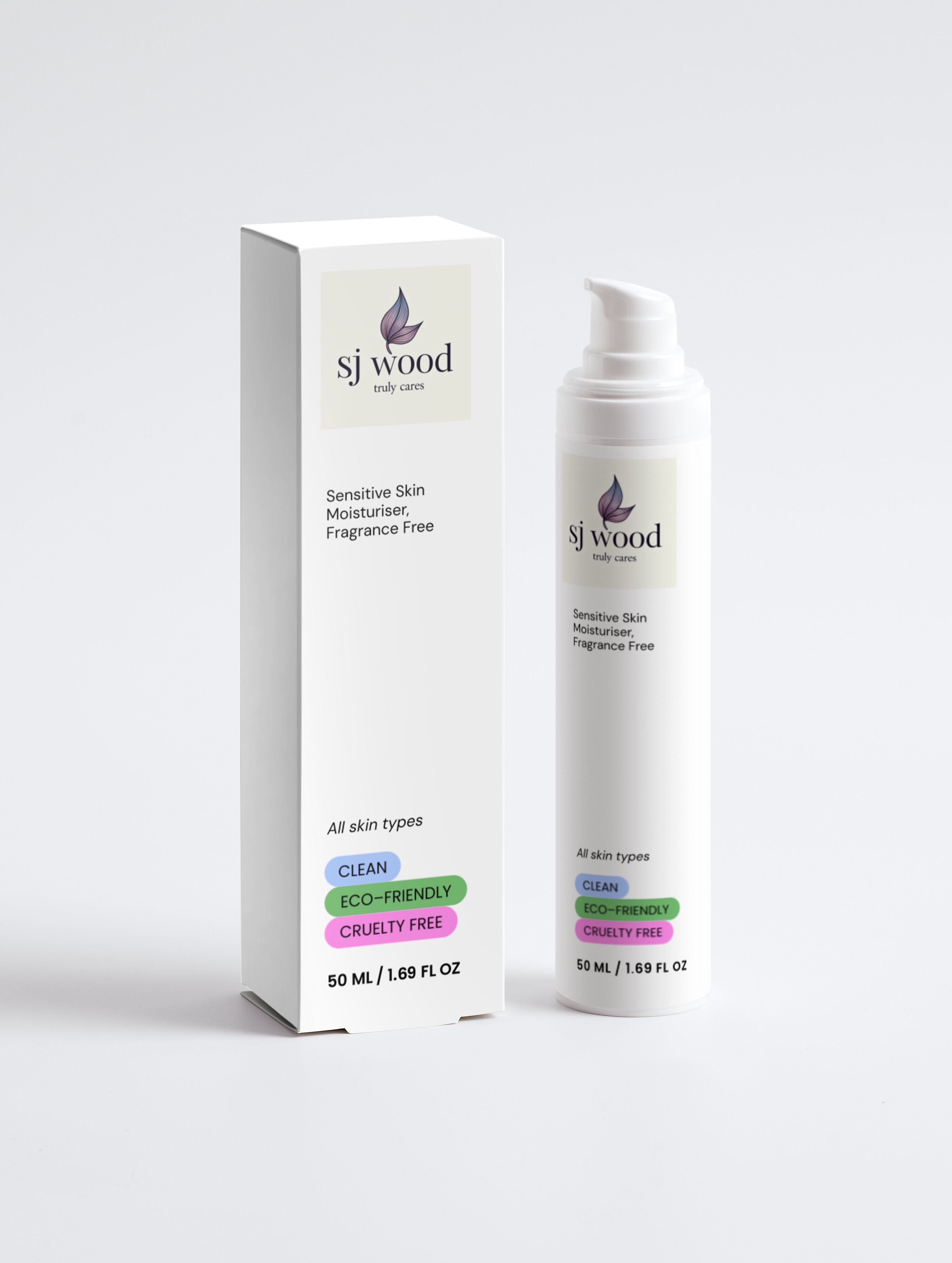 Sensitive Skin Moisturiser, Fragrance Free