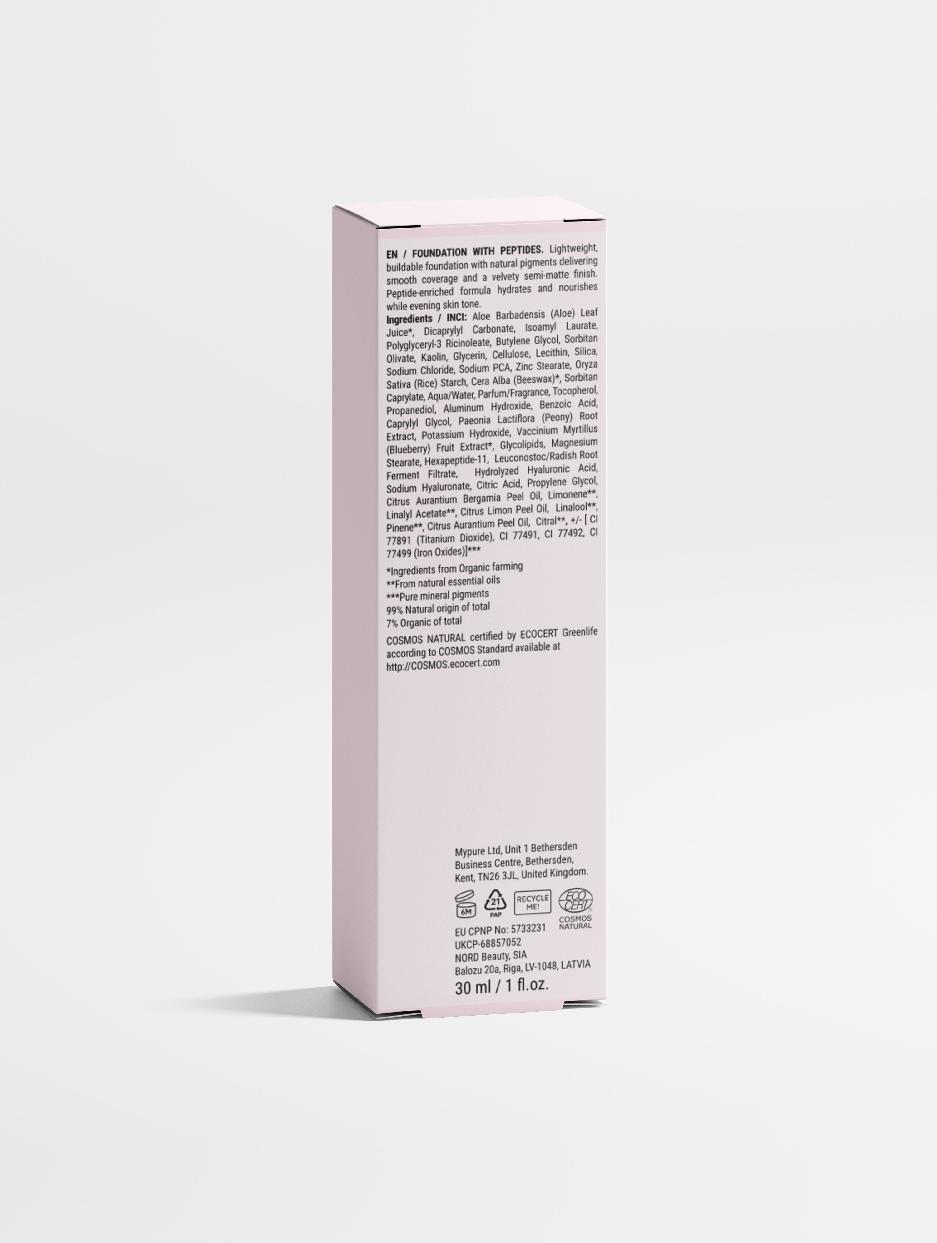 Foundation with Peptides, 40 Deep Neutral